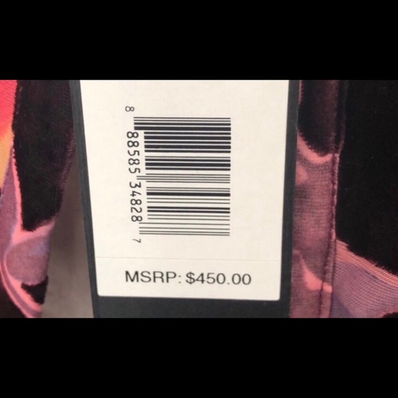 NWT Parker “Black” line. Floral Burnout Velvet - Picture 2 of 9